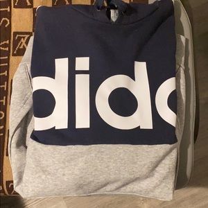 Adidas Navy Blue/Gray Hoodie